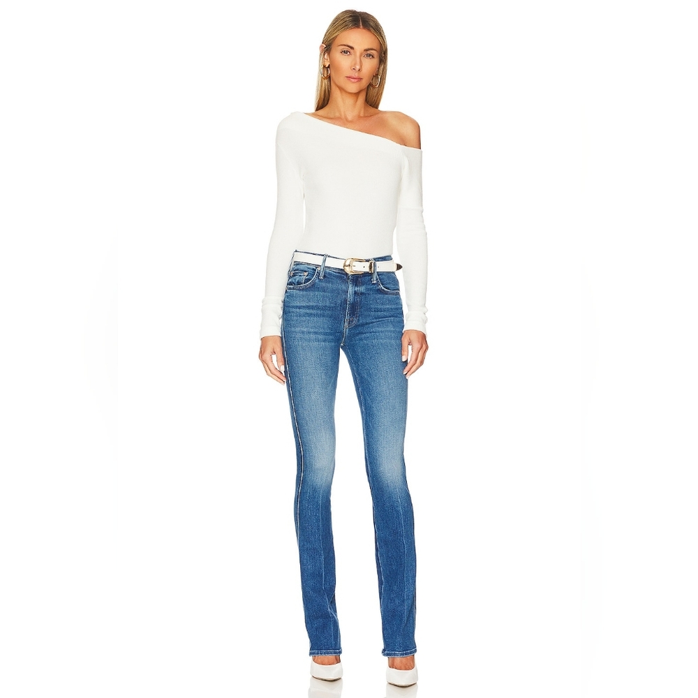 MOTHER Classic Blue Straight Leg Jeans